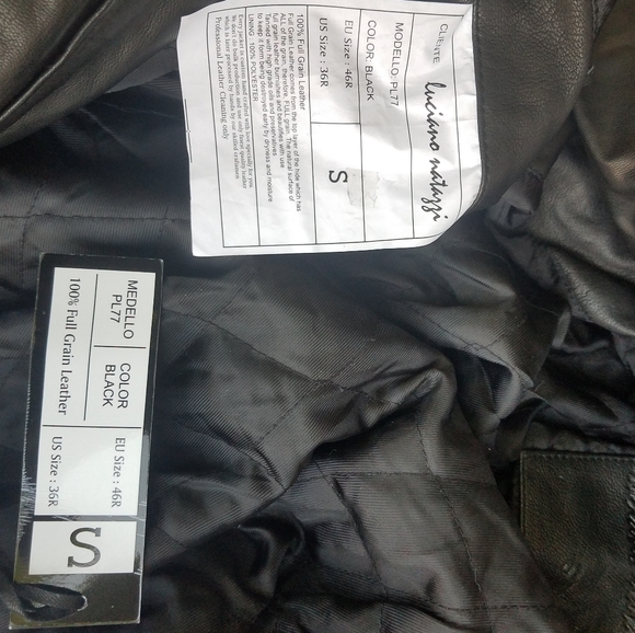 Luciano Natazzi New Nappa Leather Bomber Jacket - Picture 10 of 14